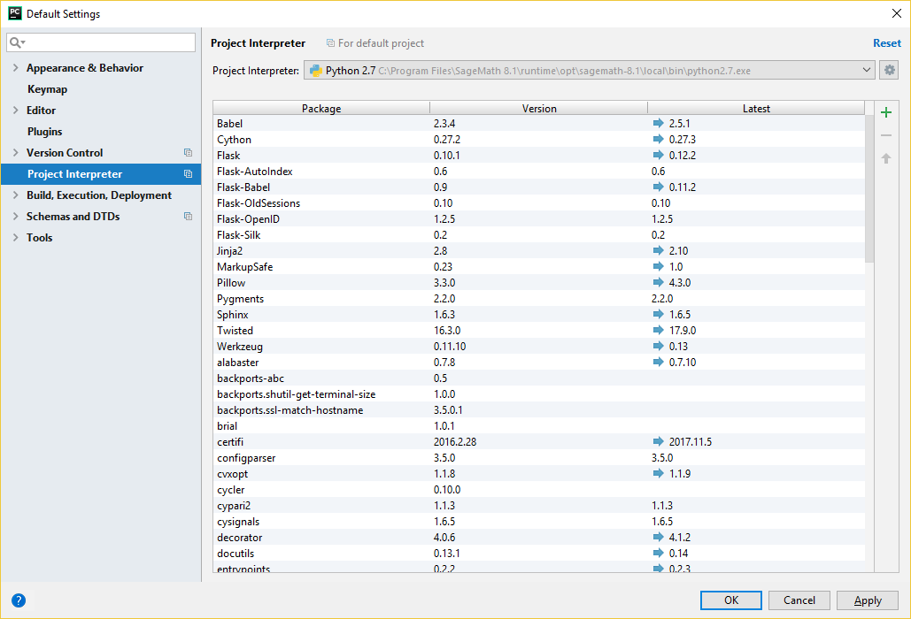 pycharm windows interpreter not recognized